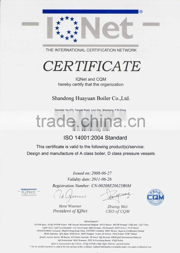 High Efficiency Solid Waste fired Steam Boiler for industry