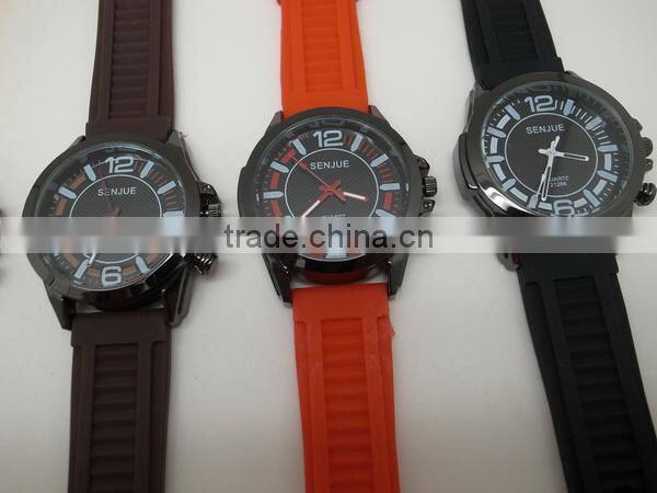China silicone cheapest wrist watch for men