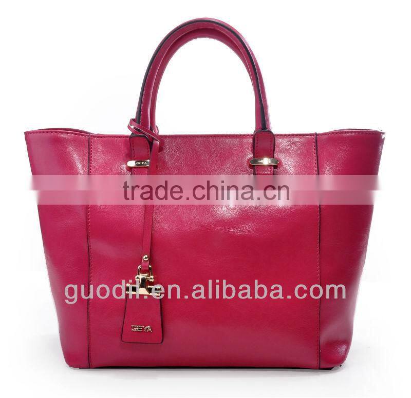 Shiny smooth leather bag 2014 latest design bags woman's handbags
