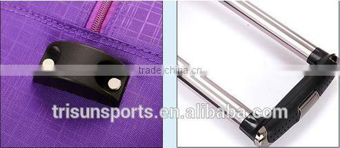 custom design outdoor sports travel rolling duffel bag