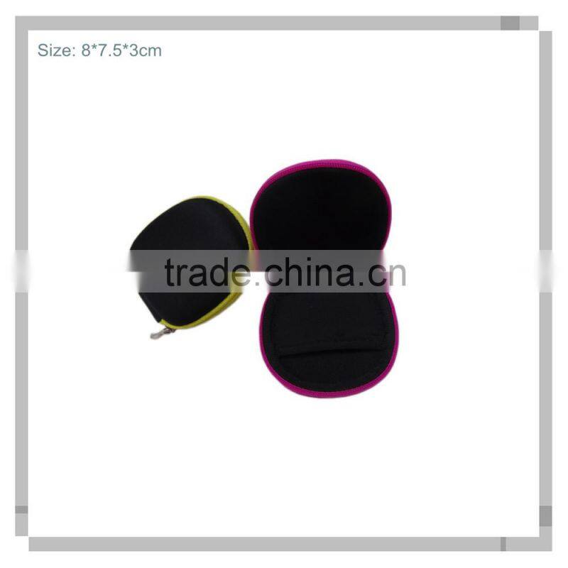 EVA zipper carry case custom logo for earphone