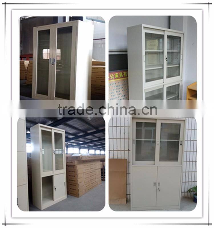 Direct factory sale, filing cabinet with glass door