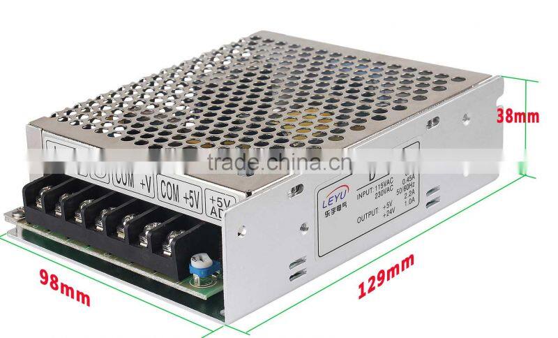 Electronic component 30W Dual output switching power supply 5v 12 v power supply