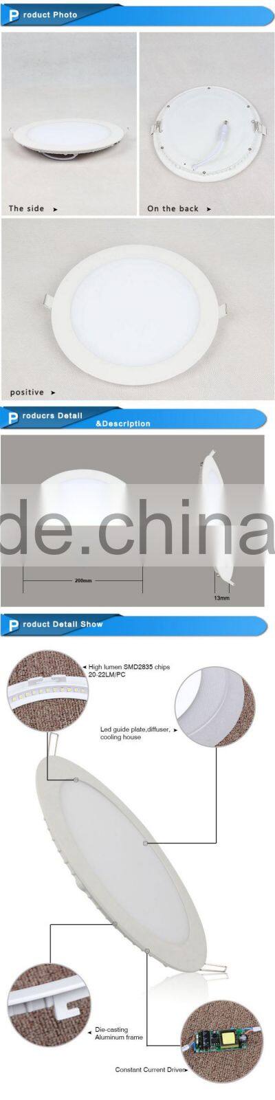 LED ceiling panel light housing
