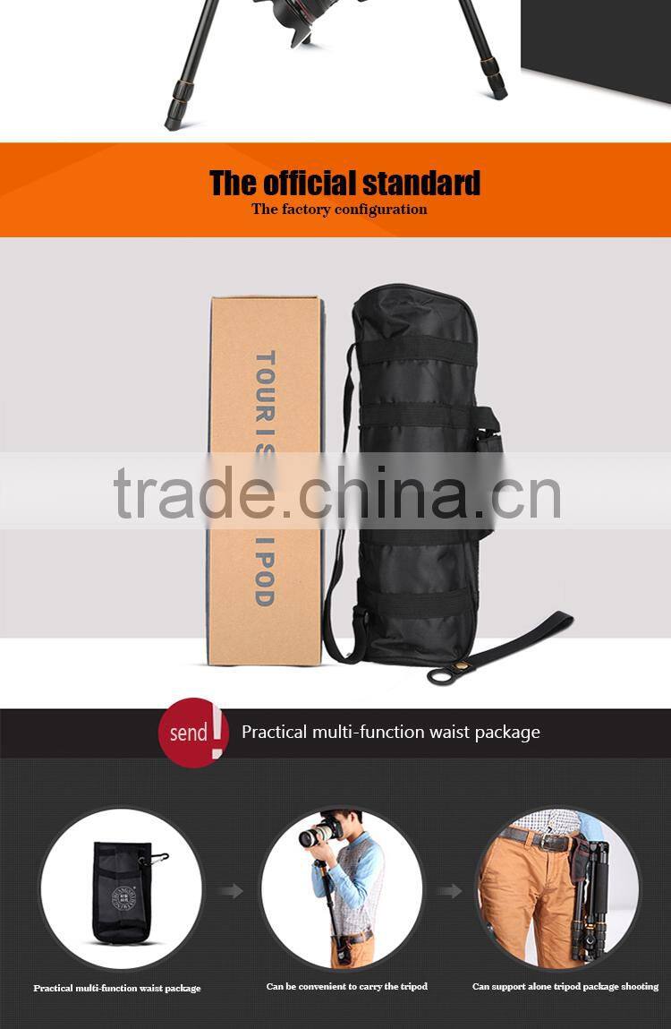 Q888C beike Qingzhuang lightweight carbon fiber camera tripod recommend tv joint stand w tripod bag quick release plate mount