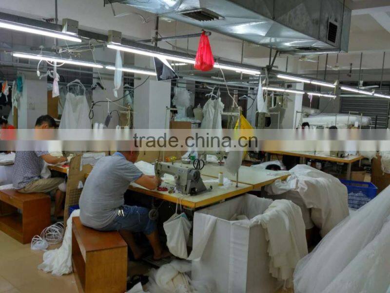 Cream nice design embroidery lace appliques cap sleeve long train wedding dress