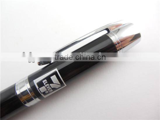 Promotional Cute Small Black Ball Pen Mini Flat Pen