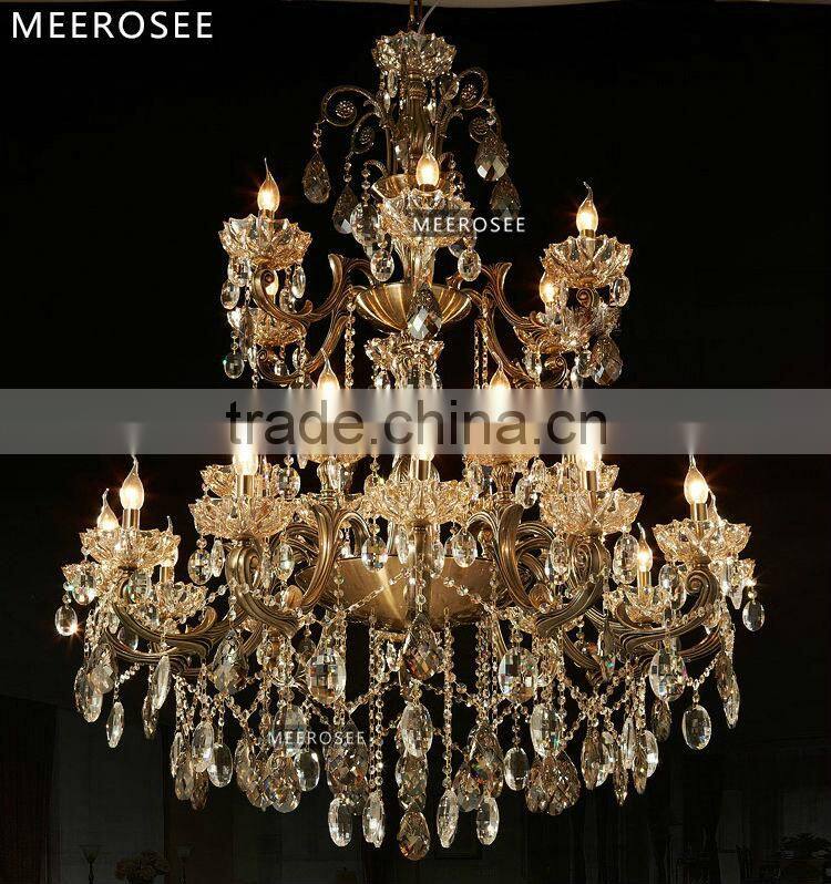China Manufacturer Chandelier Warehouse Glass Lighting Global Crystal Light Modern MD3168