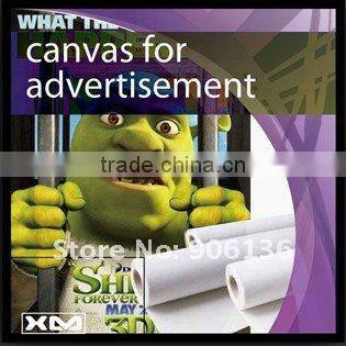 High resolution Water Resistant Cotton and Poly Blend Inkjet Canvas for art fix