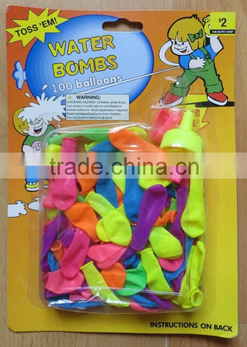 Natural latex balloons Water balloons standard / pastel color