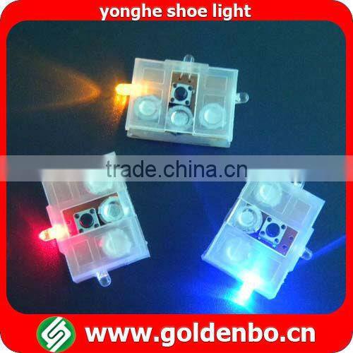 14 years LED flashing light child shoe decorations