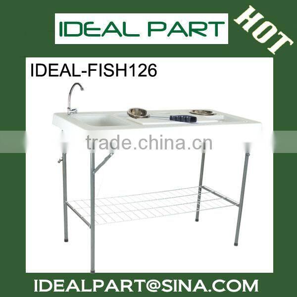 PLASTIC FOLDING TABLE WITH SINK