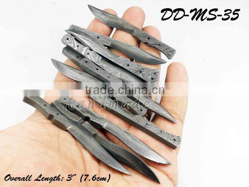 Damascus Steel Miniature Knife DD-MS-35