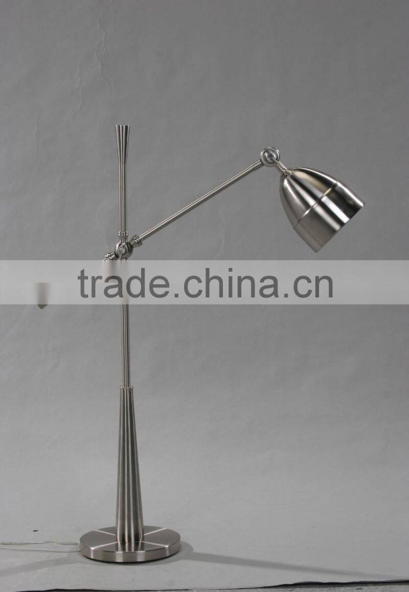 2015 Factory electric LED silver study table lamp for decorative
