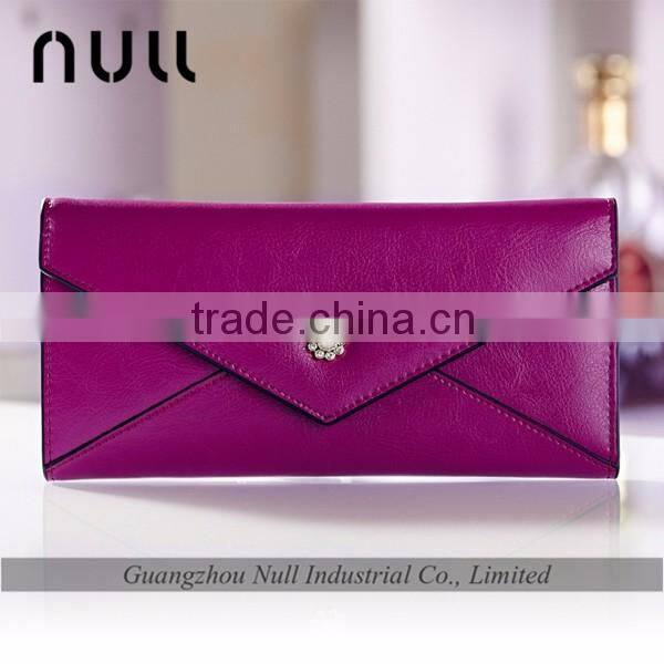 Hand phone holders woman genuine leahter cheque book holder wallet