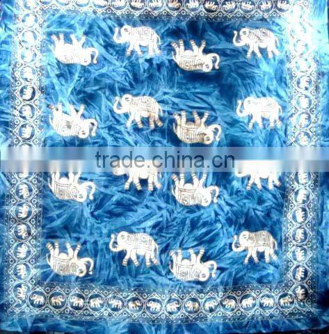 Self Square Design Cotton bed cover