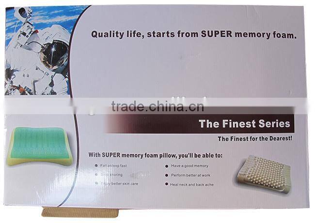 Cooling anti-snore gel pillow