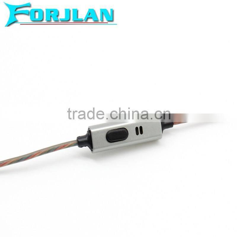 metal wired stereo earbud speaker for iphone