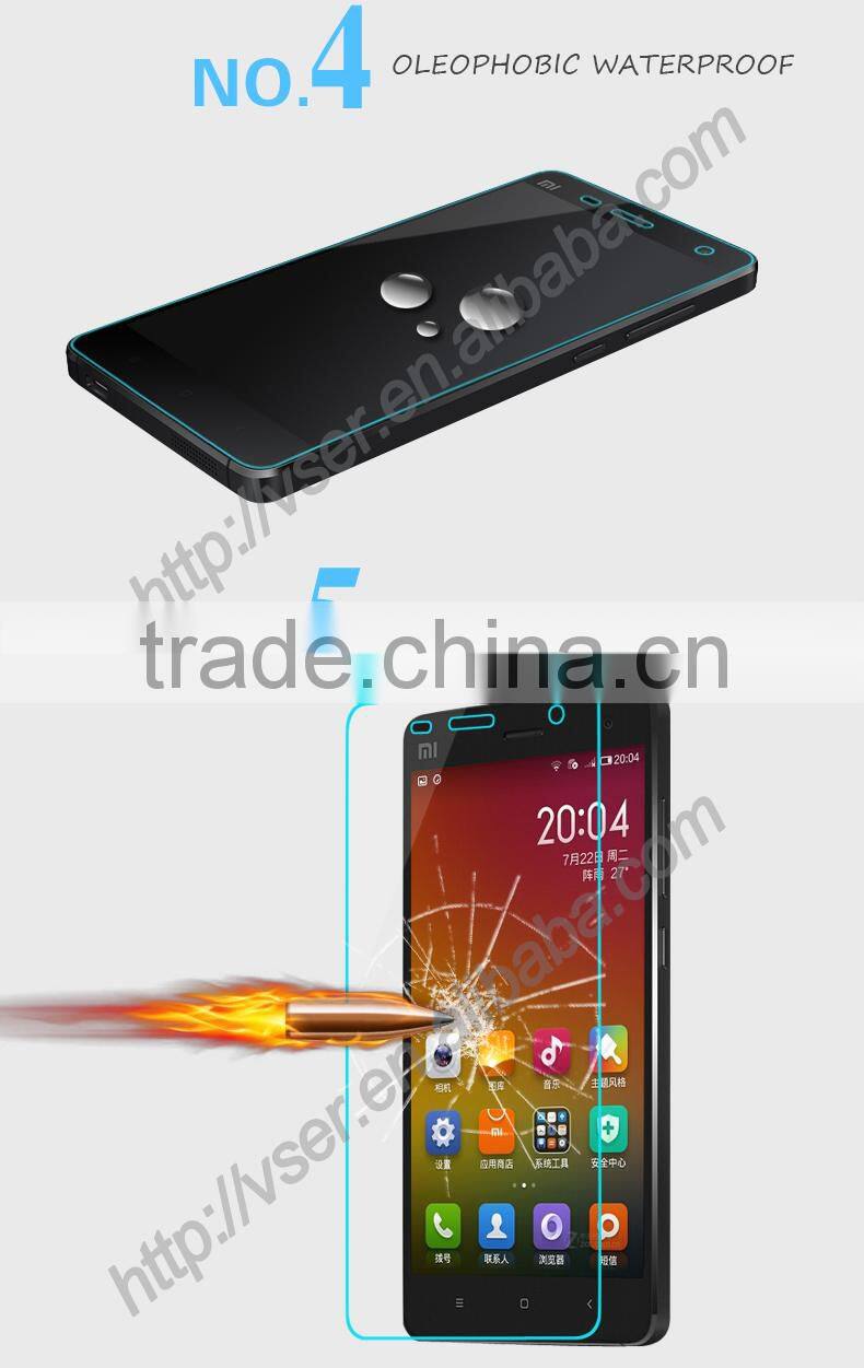 cellphone screen protector factory premium tempered glass for red mi 2
