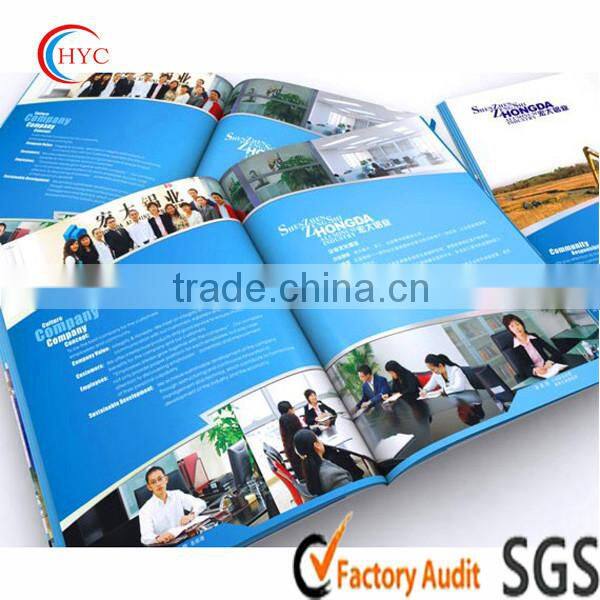 custom design printed product paper brochure