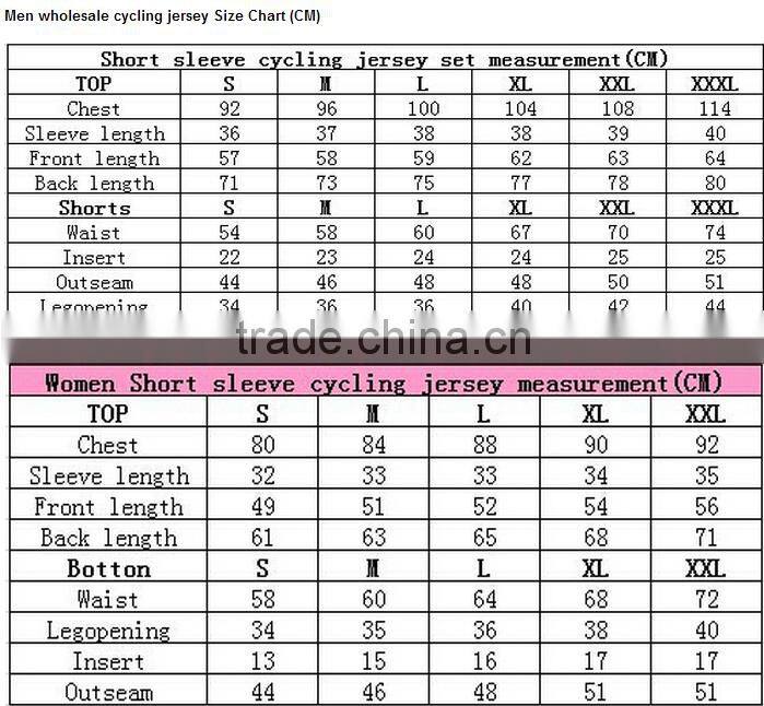 Custom Newest design Quick Dry Breathable plain cycling jersey for 2016