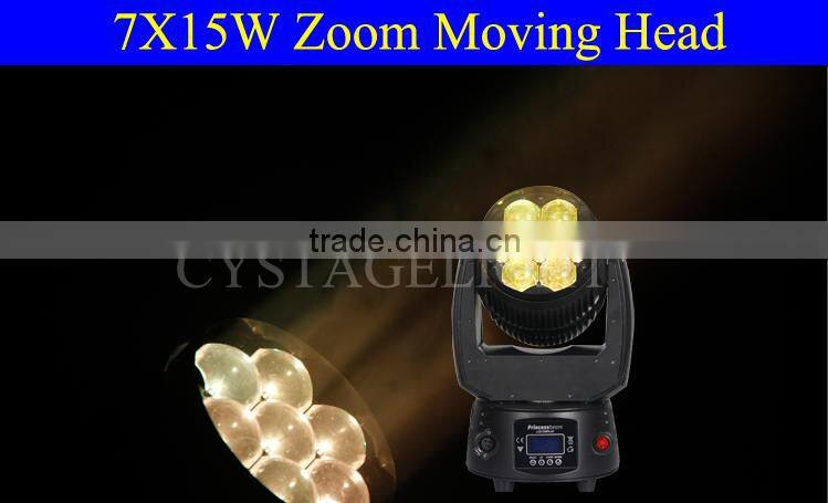 CYSTAGELIGHT 7x15 led moving head/moving head led used