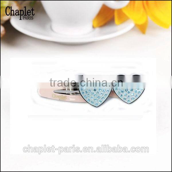 Popular Hair Accessories In Heart Shape With Stone