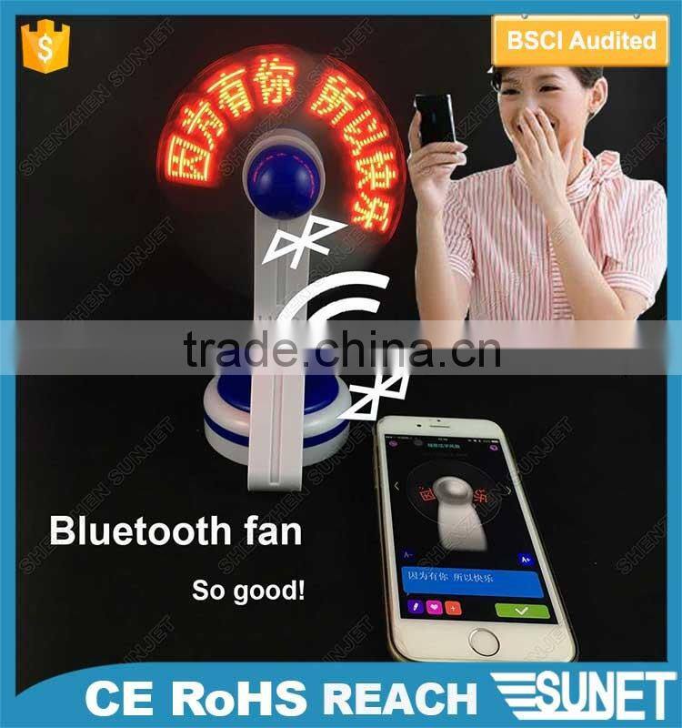 China wholesale summer ABS electronic bluetooth table fan
