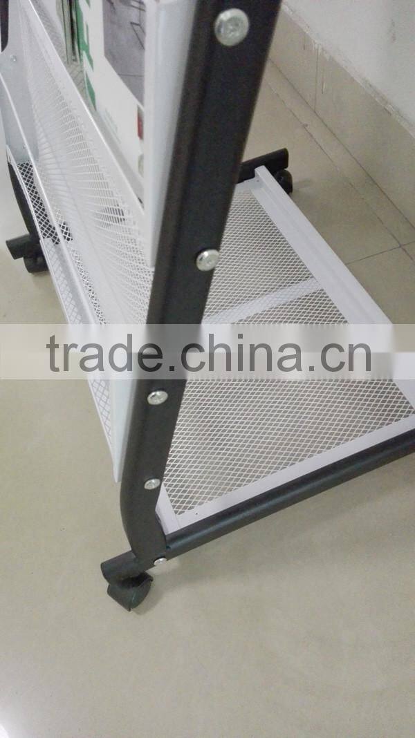 Powder Coating Metal Magazine Display Rack Booklet Stand Brochure Holder