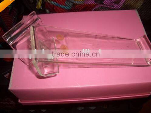 Custom clear acrylic shoe display case