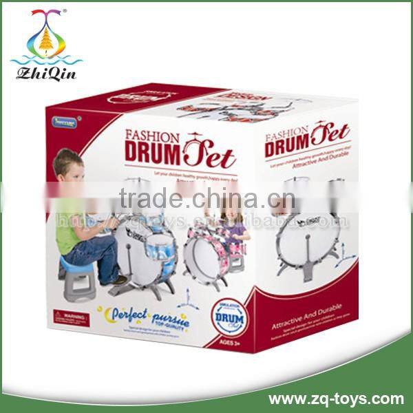 Hot selling high quality pink musical mini kids jazz drum set