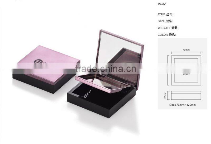 Elegant pink sqaure cosmeitc magnetic palette box / case / container / packaging