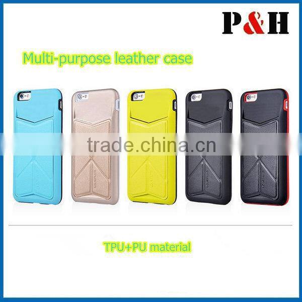 New coming leather hard case for iphone 6 back case cover phone case for iphone 6