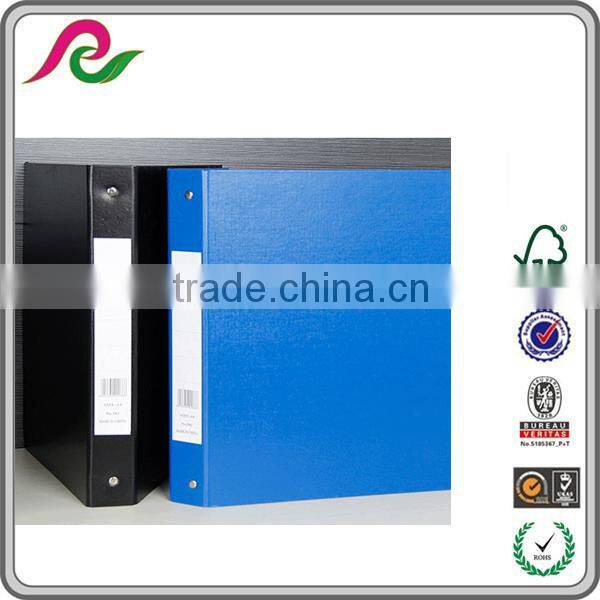 Trustable quality A4 size cardboard file folder ring binder