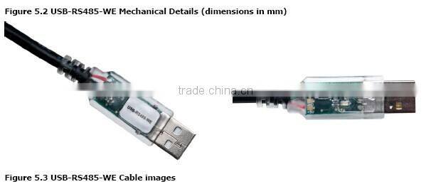 USB-RS485-WE-1800-BT Ftdi Cable, Usb-RS485