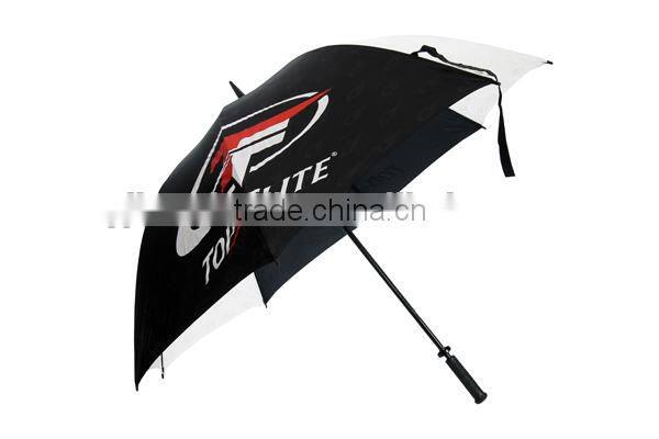 23" Automatic Straight Umbrella with Hook Handle