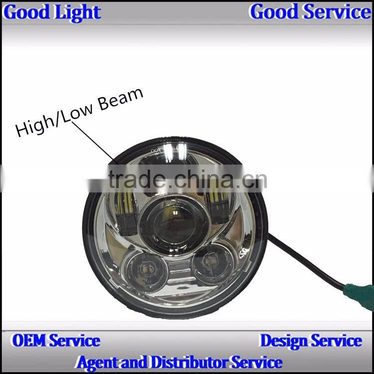 ovovs New arrival 12v 5.75inch led headlight bulb 45w high low beam for Har-ley motorcycle