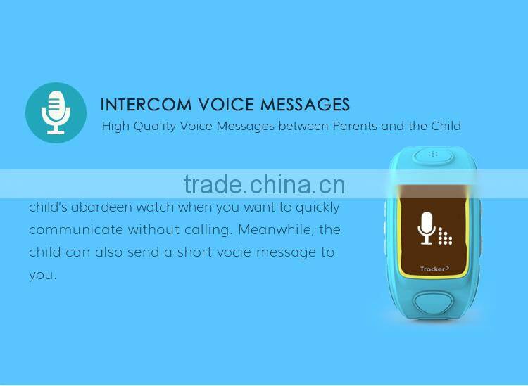 child wrist watch with sos panic button watch gps tracker