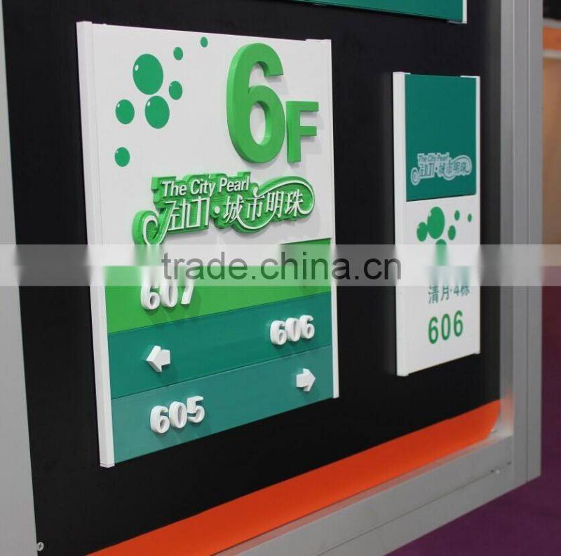 Illuminated Office sign plate