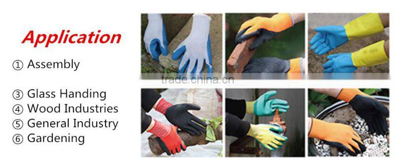 Polyester Shell Nitrile Coated Safety Work Glove manufacturer