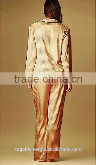 100% Silk Sleep Coats and Pants Luxury Silk sleepwear