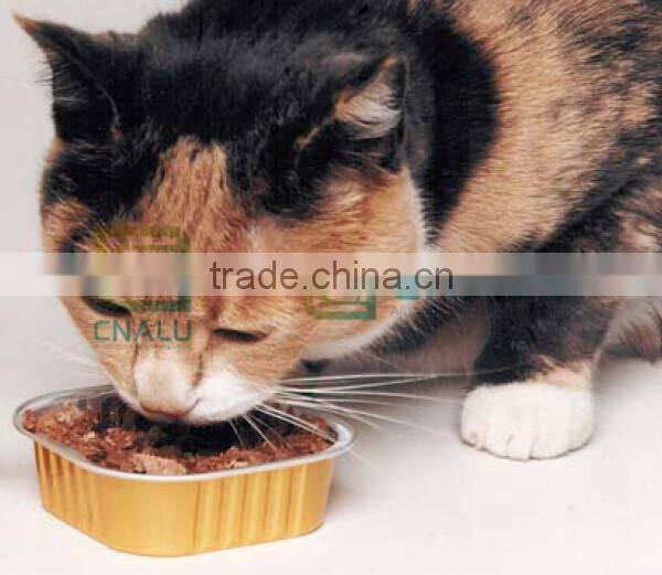 heat seal Aluminium Foil Wet Pet Food Container