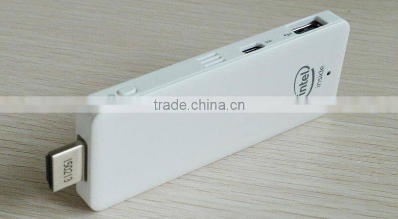 2015 Cloudnetgolatest Intel Quad Core Z3735Fwindows mini pc dongle TV dongle windows8.1 Android Ubantu set top box compute stick