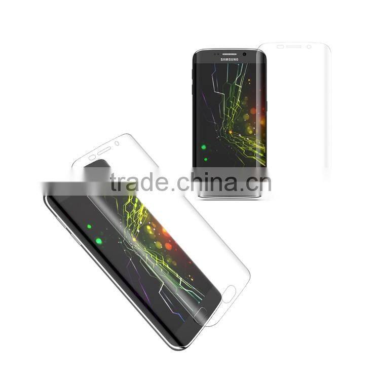 Hot sale Clear 3D curved full screen cover tempered glass screen protector for Sumsung Galaxy S6 edge