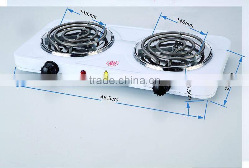 2015 2000W double Electric Hot Plate with cheap price&2014 new style&hot sales