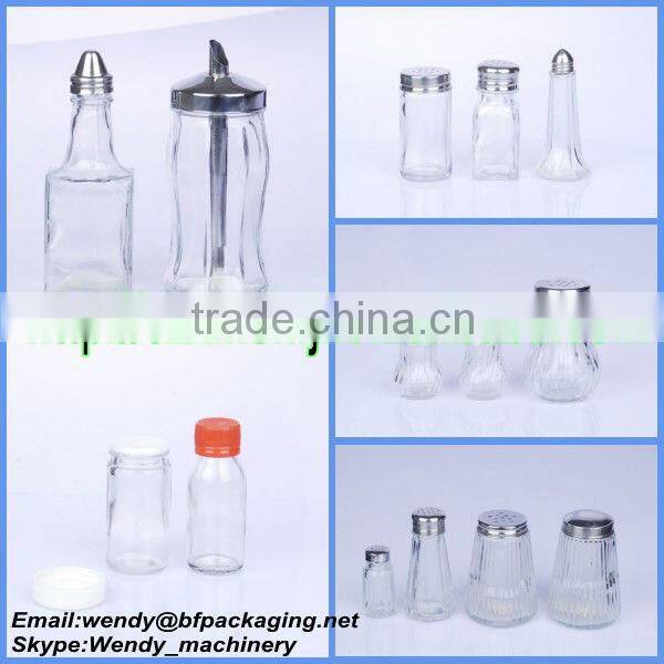 Clear glass wholesale canning jars with lid for storage