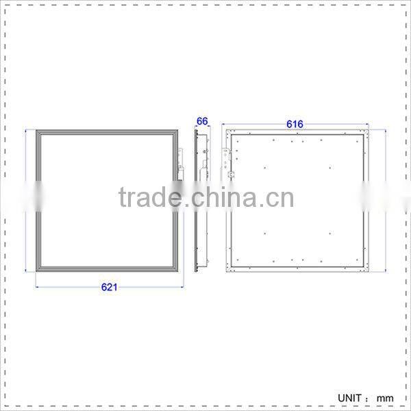 Dimmable 36w 600x600mm led forte panel lys