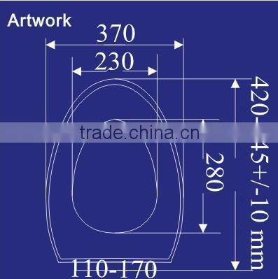 1025 Toilet Seats; 19 Inches Universal Round Toilet Seats