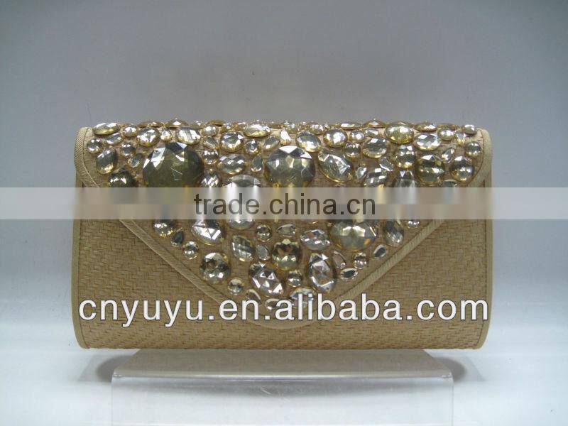 Luxury handmade Party Wear Purse Clutch Handbag (YY2151)