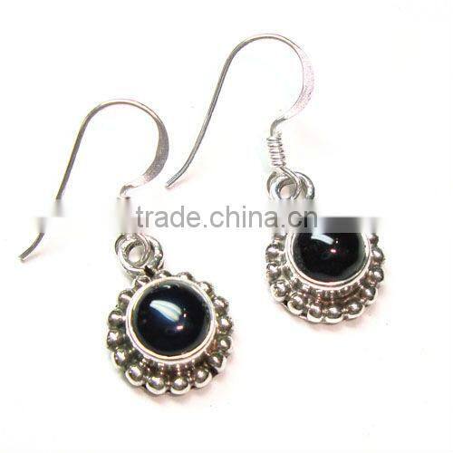 925 Sterling Silver Lapis Lazuli Drop Earrings